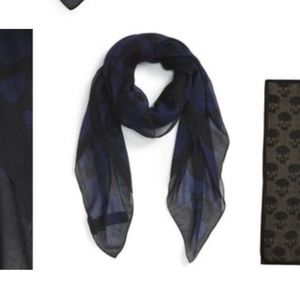 NWT The Kooples skullhead print scarf